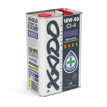 Poolsünteetiline õli (10W-40 SL/CI-4)
